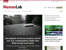 Tablet Screenshot of niemanlab.org